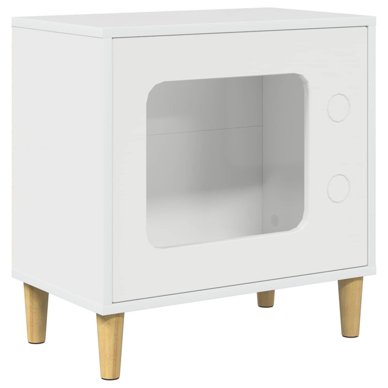 52 cm H Cat Tree / Condo, Gloss White