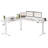 Electric Height Adjustable L Shaped  Home Office Table-243385531