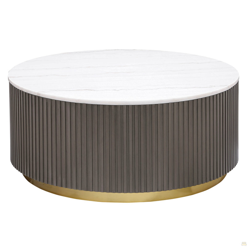 Round Marble Top Coffee Table