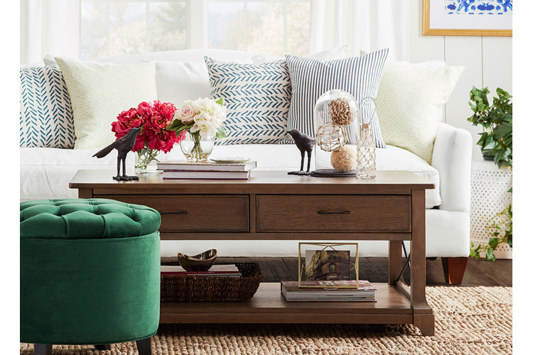 Wooden coffee table