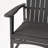Outdoor Weather Resistant Acacia Wood Adirondack Dining Chairs (Set Of 2), Dark Gray Finish-2016397031
