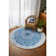 Tapis en coton et polyester à imprimé numérique Mandala-1129091221
