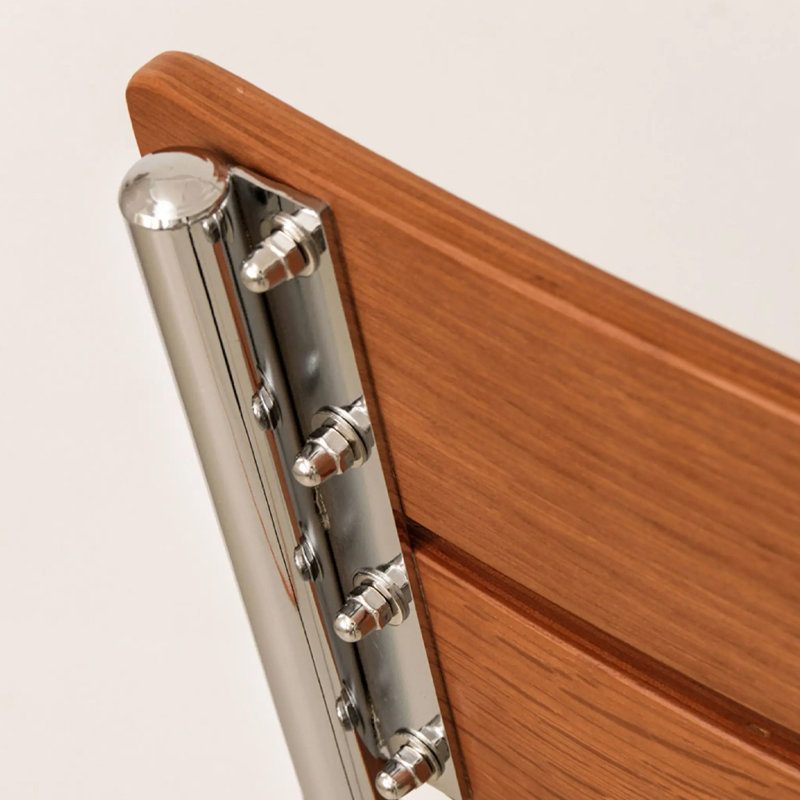 Chaise d'appoint à dossier échelle en noyer (ensemble de 2), 25.59"