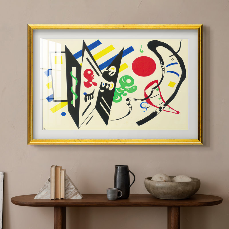 Réciprocité, 1935 - Wassily Kandinsky - Estampe encadrée sur mesure, 16x22 INNER SIZE, Framed Print with Mat
