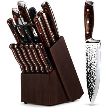 Wuyi 5 Piece Carbon Steel Assorted Knife Set B12834