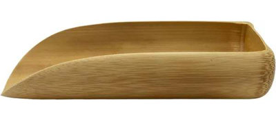 Natural Handmade Bamboo Tea Scoop - 1Pc Tea Spoon for Ceremonial Use, Perfect for Home, Teahouse, Office - Versatile for Loose Tea, Coffee, Spices, Condiments, Pet Food (Closed-Ended)