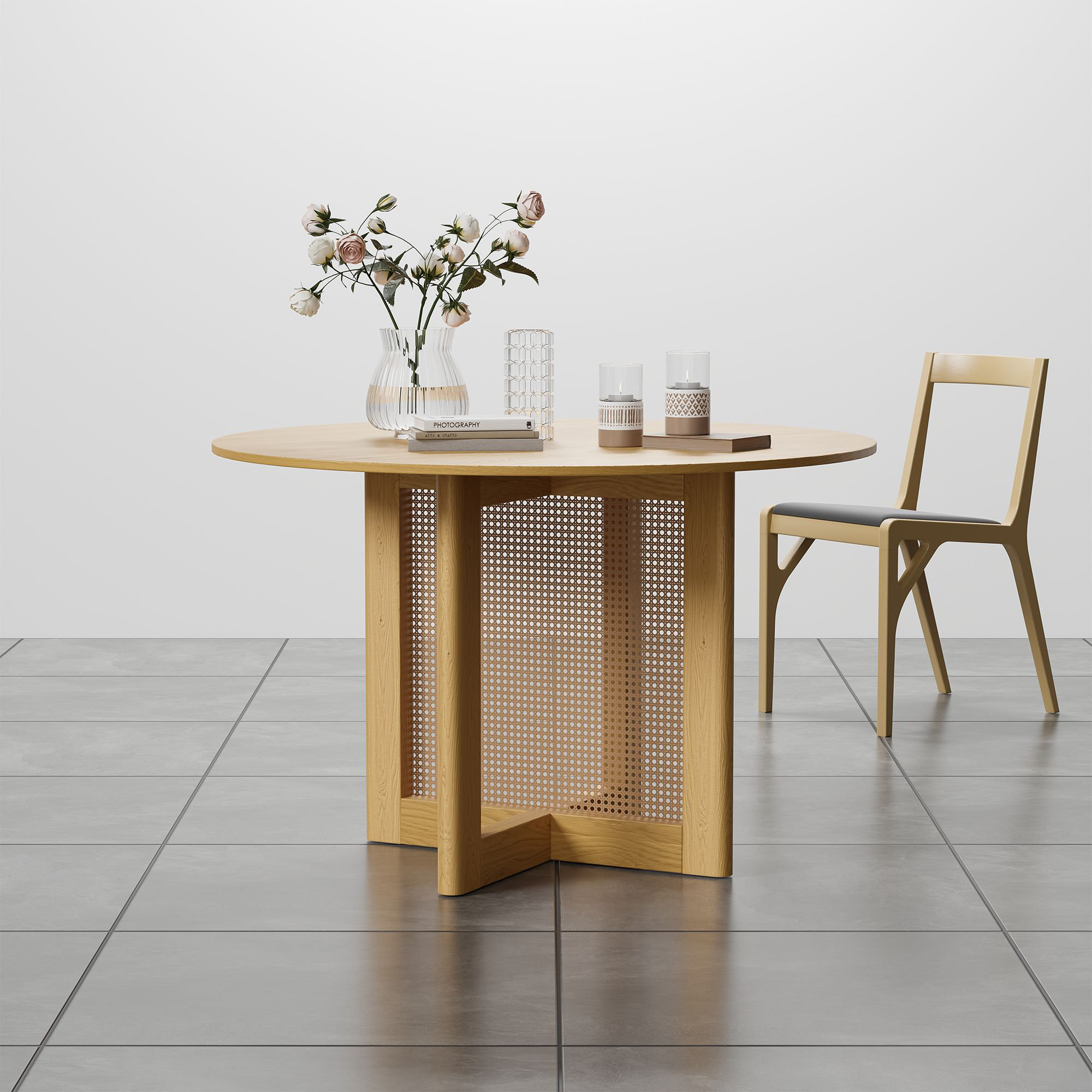 Bay Isle Home™ Angjelin Round Wood Dining Table & Reviews | Wayfair