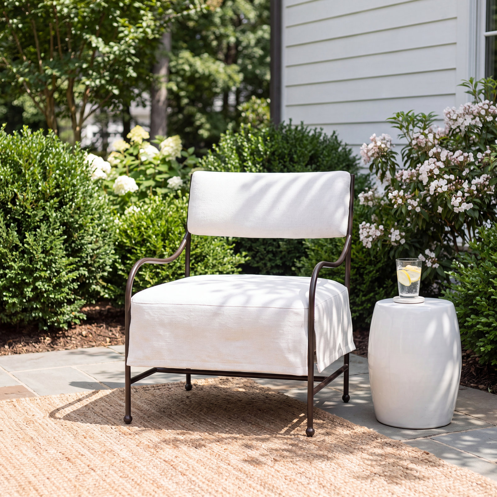 Nevin Aluminum Outdoor Lounge Chair