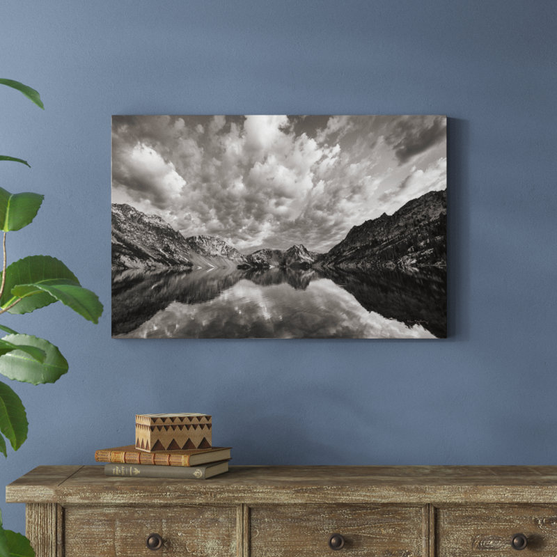 Sawtooth Lake Reflection I 1 Piece Wall Art on Canvas, 61cm H x 91cm W x 3.8cm D
