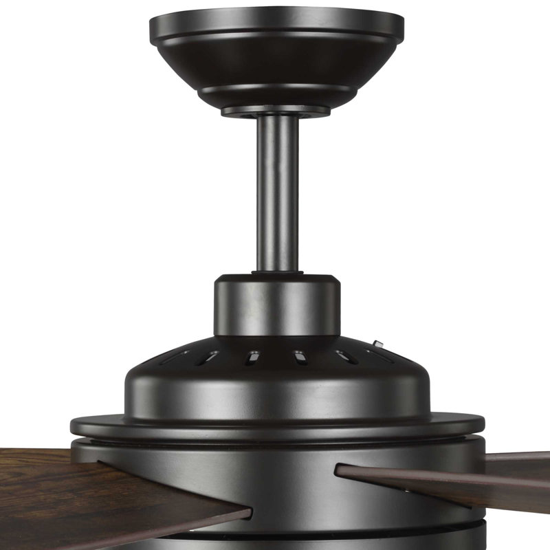 Albin 54'' Bronze Ceiling Fan with LED Light and Remote