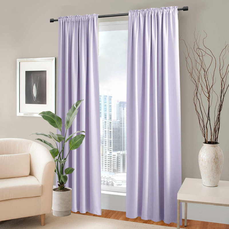 Ensemble de rideaux obscurcissant 2 pièces, L 52 po x L 72 po