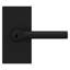 Satin Black Entry Door Lever