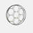 Jefthy Circle Accent Shelf