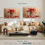 Harnek, coquelicots rouges et fraises-108063423