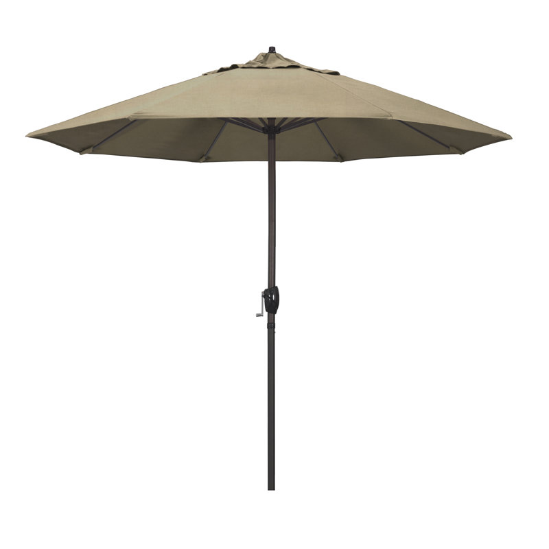 Parasol 9 pi Mira Sunbrella® Mira, Toile Sunbrella® beige chiné