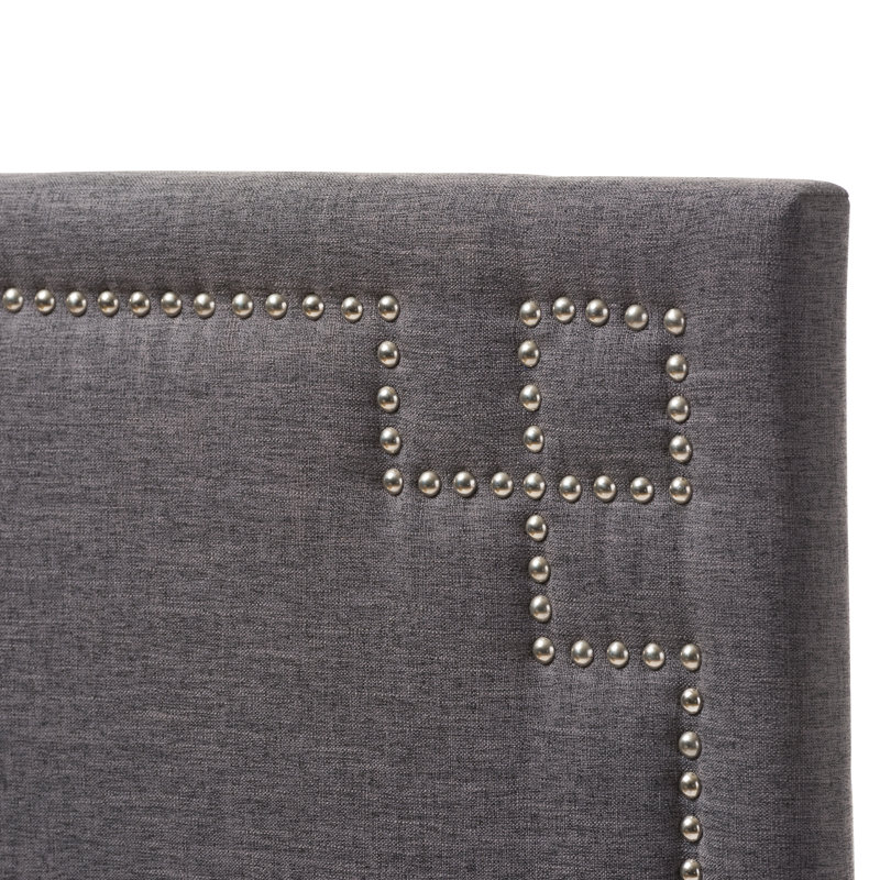 Upholstered Headboard, Dark Gray