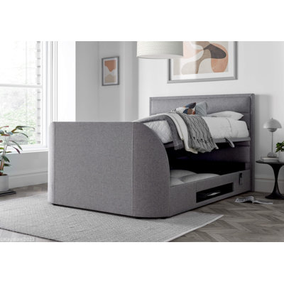 Sadie Upholstered TV/Ottoman Bed