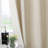 Linen Textured Shower Curtain and Hooks Set-1782405545