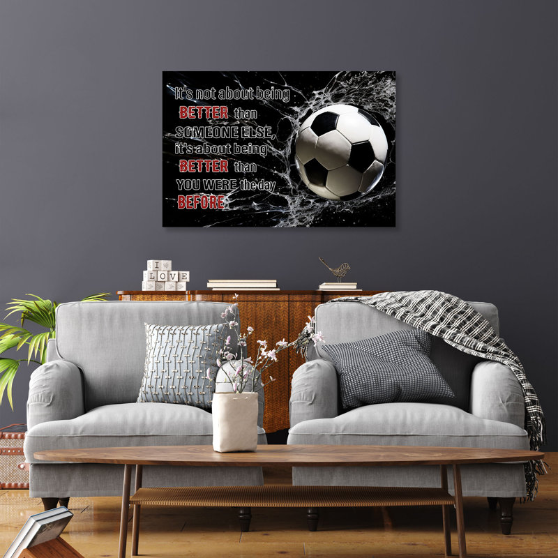 Art textuel sur toile tendue, H 11 po x l 14 po x P 2 po