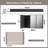 Chouchanik Recessed and Surface Framed 3 Door Medicine Cabinet with Mirror and Shelves-1196920668-1196920665