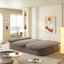 Canapé moderne pliable 2-en-1 avec couverture fonctionnelle et 2 coussins moelleux Boneless-802543545