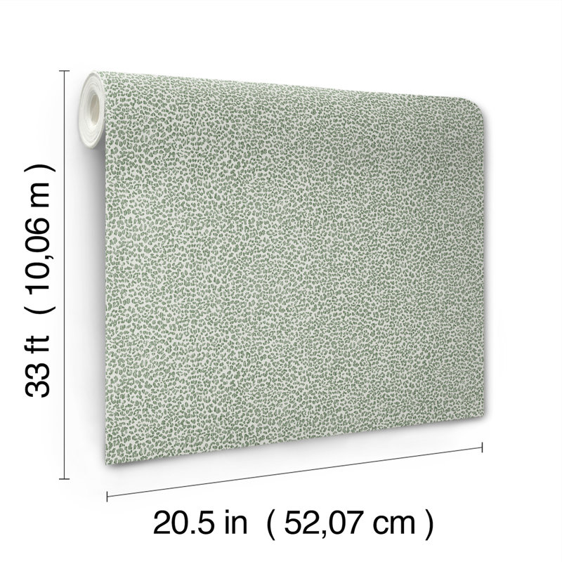 Soul Indigo Animal Print Wallpaper, Green