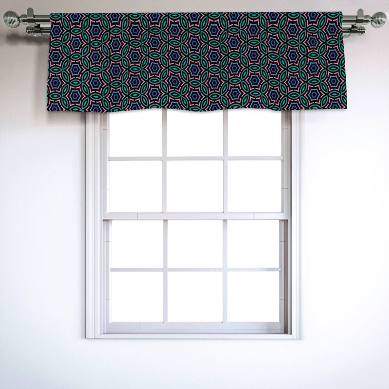Sateen Ruffled Window Valance