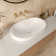 Ruvati 24.12'' Porcelain Ceramic Oval Bathroom Sink with Overflow