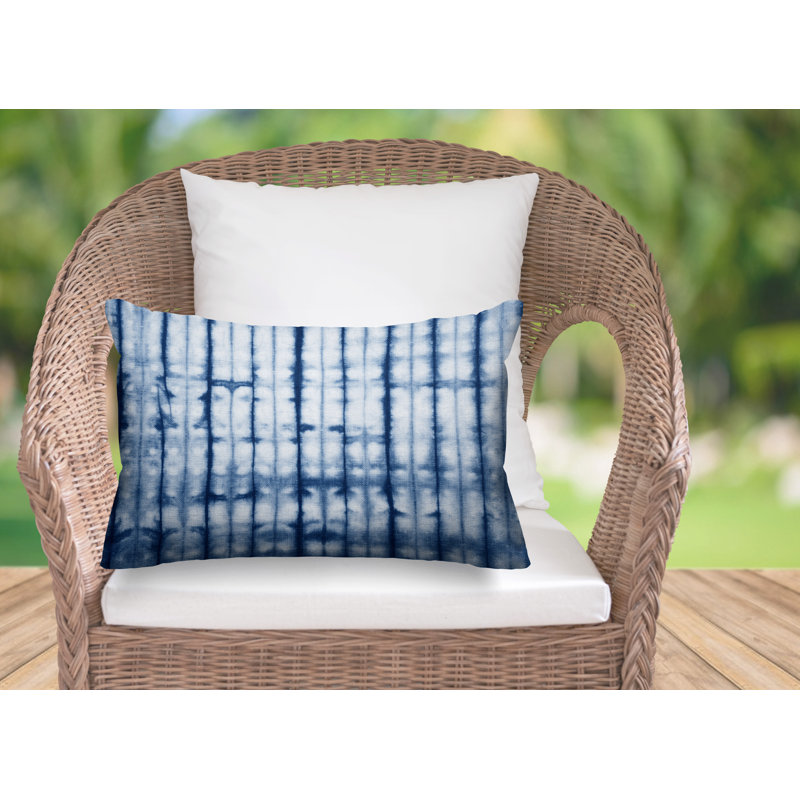 Hosi Striped Outdoor Reversible Throw Pillow