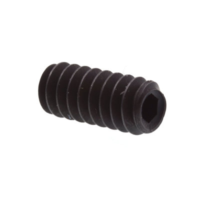 Socket Set Screws, #6-32 X 5/16 in, Black Oxide Coated Steel (25 Pack)