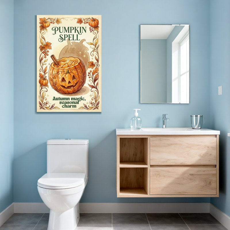 Charme saisonnier de citrouille, H 24 po x l 36 po