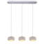 Luminaire suspendu tambour pour îlot de cuisine 3 lumières DEL Bixby-1255922946