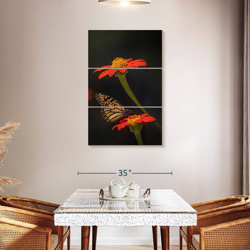 Brampt Butterfly Portrait I, 65" H x 42" W