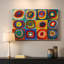 Étude de couleur: carrés avec cercles concentriques - Wassily Kandinsky - Toile tendue avec châssis - 1913-628251382