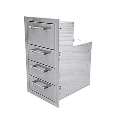 Alfresco 16.88'' W x 19.25'' D Stainless Steel Side Drawer