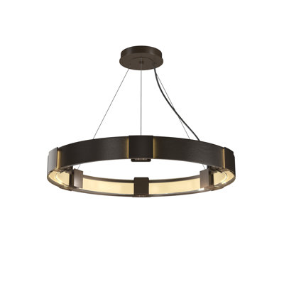 Aura 6 - Light Unique/Statement Drum Chandelier