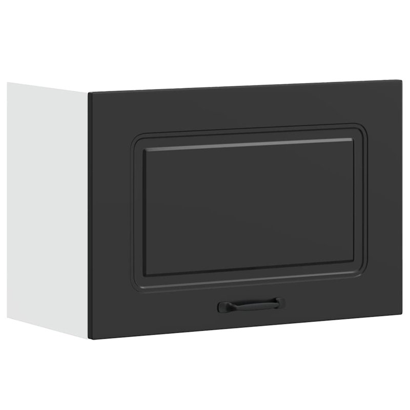 Kitchen Wall Cabinet Kalmar Engineered Wood, Black