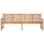 Solid Wood Outdoor Bench