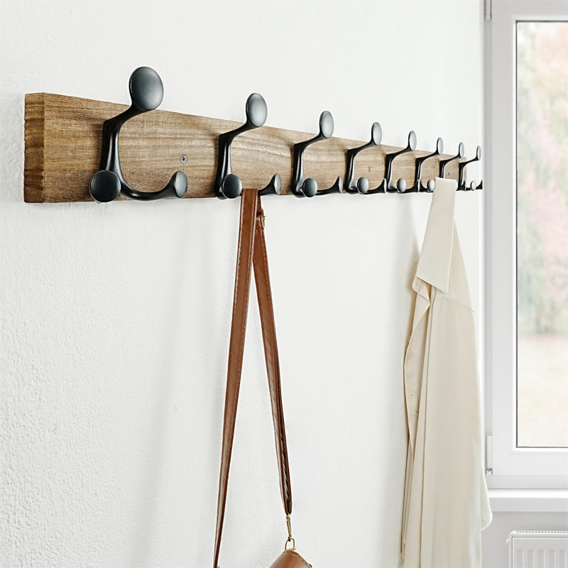 Wall Mounted Coat Rack, Natural