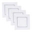 Ensemble de 4 serviettes de table à ourlet avec bordure à bordure - Ensemble de 4 serviettes élégantes pour les réceptions de tous les jours et les cocktails-392005656-500510131