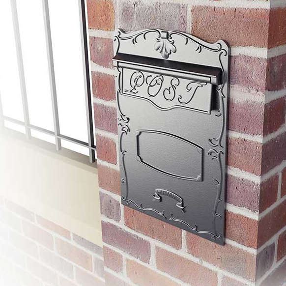 Kingsbury Aluminum Wall Mounted Mailbox