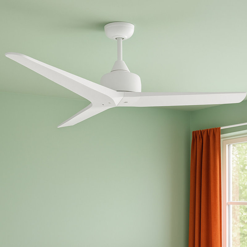Hinkley Chisel Ceiling Fan, Matte White