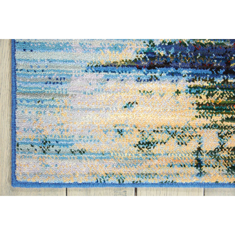 Tapis cramoisi en laine Ostby, Rectangle 8 pi 6 po x 11 pi 6 po