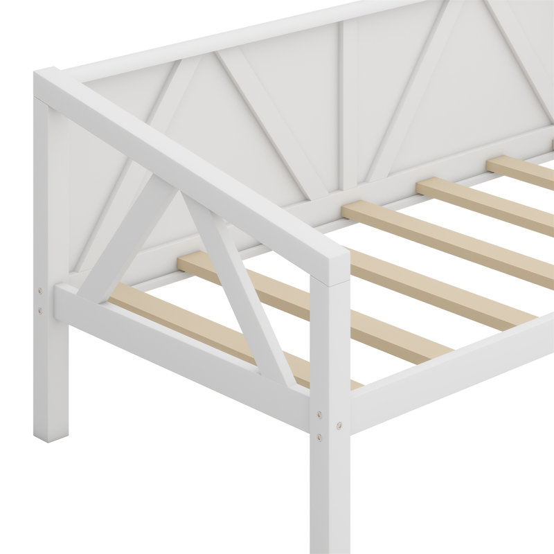 Daybed, Wood Slat Support, White