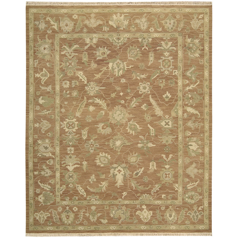 Zinvor Wool Oriental Indoor Rug, Rectangle 5'6" x 7'5"