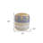 18" Blue Jute Ottoman