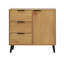 Armoire de rangement avec 3 tiroirs et tablette réglable-207460482