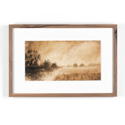 Hillside Haze II Painting by Aileen Fitzgerald