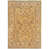 Agra Wool Oriental Area Rug in Beige