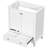 Bathroom Vanity Base 30" White - Solid Wood And , Multi-Functional Cabinet, 1 Drawer, Adjustable Shelf, Assembly, Modern Style White, & Board, Cabinet With Functional Doors Assembly Required-1921468731